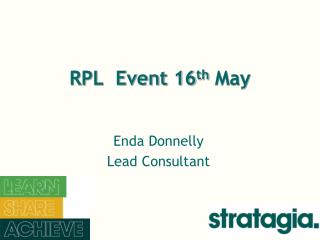 RPL Event 16 th May