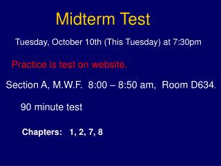 Midterm Test