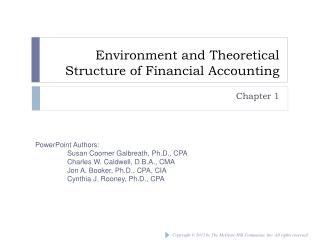 Environment and Theoretical Structure of Financial Accounting