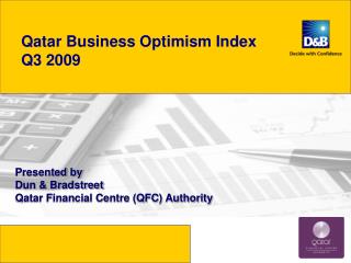 Qatar Business Optimism Index Q3 2009