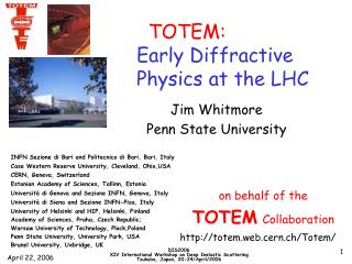 TOTEM: Early Diffractive Physics at the LHC