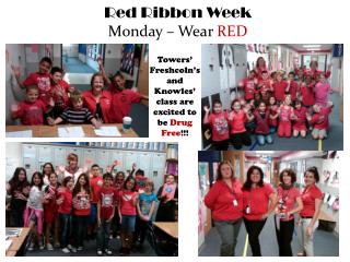 Red Ribbon Week Monday – Wear RED