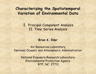 Principal Component Analysis Objective