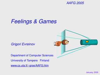 Feelings &amp; Games