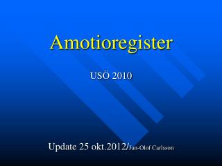 Amotioregister