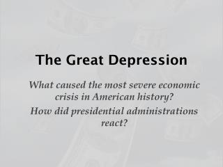 The Great Depression