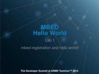 MBED Hello World