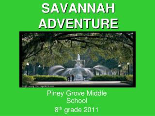 SAVANNAH ADVENTURE