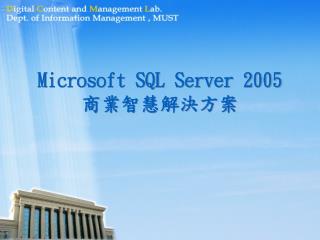 Microsoft SQL Server 2005 商業智慧解決方案