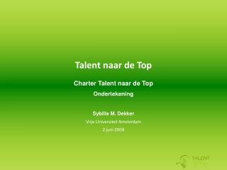 Talent naar de Top