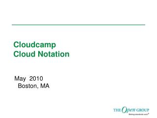 Cloudcamp Cloud Notation