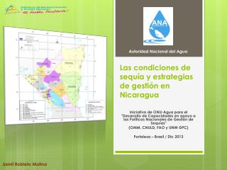 Las condiciones de sequía y estrategias de gestión en Nicaragua