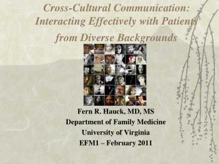Cross-Cultural Communication: Interacting Effectively with Patients from Diverse Backgrounds