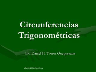 Lic. Daniel H. Torres Quequezana