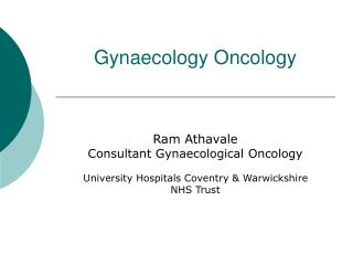 Gynaecology Oncology