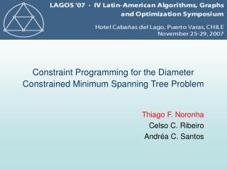 Constraint Programming for the Diameter Constrained Minimum Spanning Tree Problem