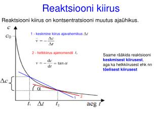 Reaktsiooni kiirus