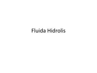 Fluida Hidrolis