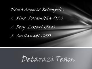 Detarazi Team