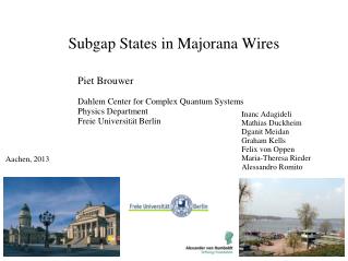 Subgap States in Majorana Wires