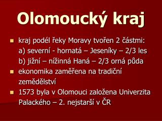 Olomoucký kraj