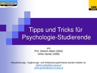 Tipps und Tricks für Psychologie-Studierende
