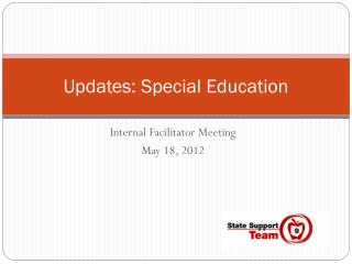 Updates: Special Education