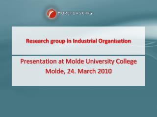 Research group in Industrial Organisation