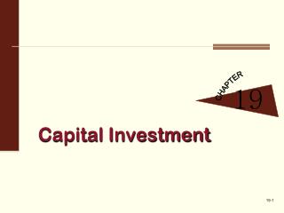 Capital Investment