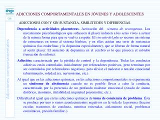 ADICCIONES COMPORTAMENTALES EN JÓVENES Y ADOLESCENTES