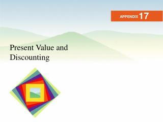 Present Value and Discounting