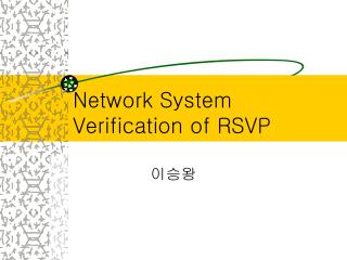 Network System Verification of RSVP