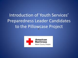Introduction of Youth Services ’ Preparedness Leader Candidates to the Pillowcase Project