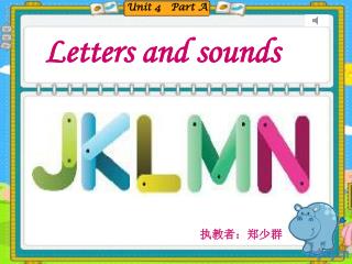 Letters and sounds