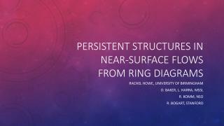 Persistent structures in near-surface flows from ring diagrams