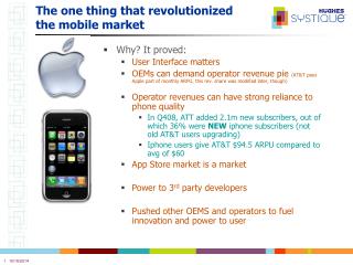 The one thing that revolutionized the mobile market