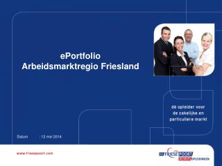 ePortfolio Arbeidsmarktregio Friesland