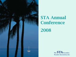 STA Annual Conference 2008
