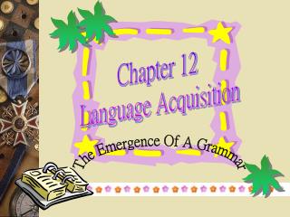 Chapter 12 Language Acquisition
