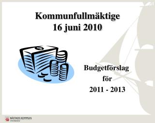 Kommunfullmäktige 16 juni 2010