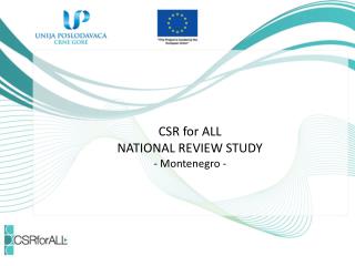 CSR for ALL NATIONAL REVIEW STUDY - Montenegro -