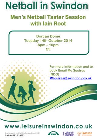 Men’s Netball Taster Session with Iain Root