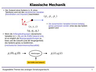 Klassische Mechanik