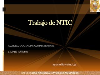 Trabajo de NTIC