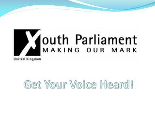 Get Your Voice Heard!