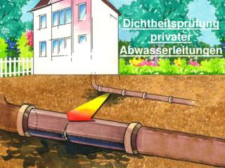 Dichtheitsprüfung privater Abwasserleitungen