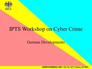 IPTS Workshop on Cyber Crime