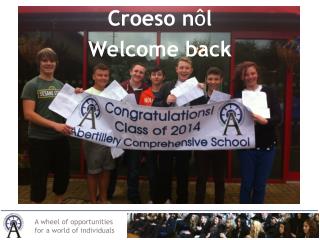 Croeso n ô l Welcome back