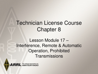 Technician License Course Chapter 8