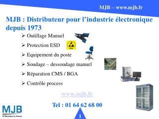 MJB : Distributeur pour l’industrie électronique depuis 1973
